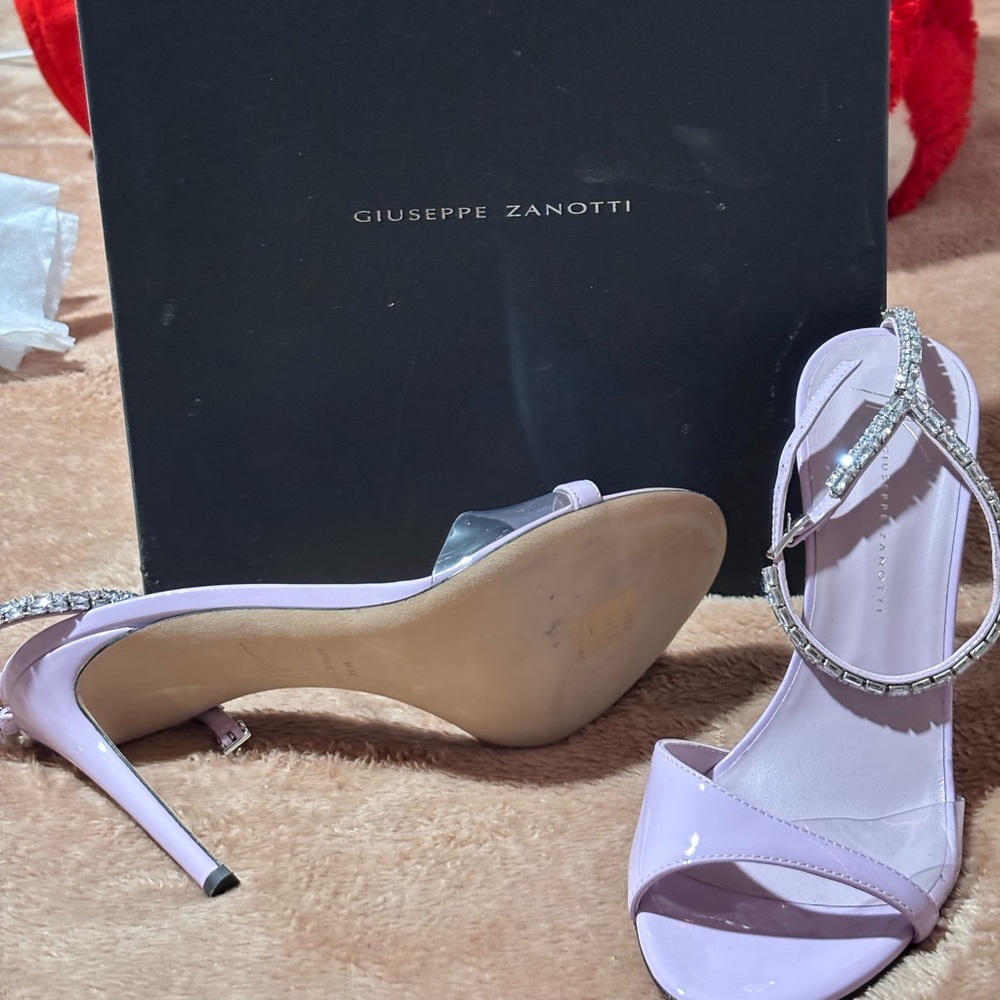 Giuseppe Zanotti Light Purple Strappy Heels